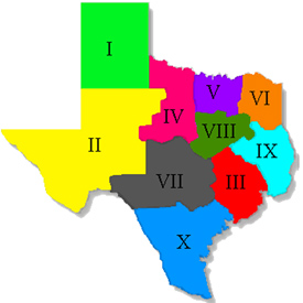 Texas FFA Areas
