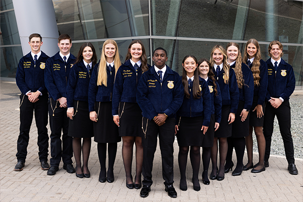 2023-2024 National FFA Officer team, WTAQ News Talk